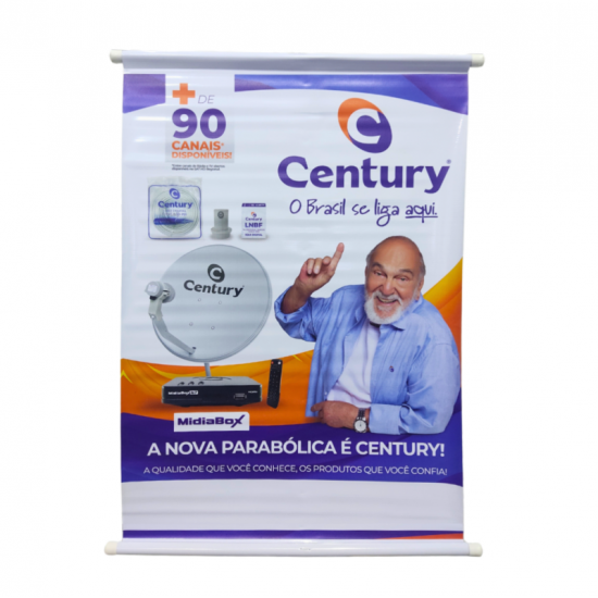 BANNER CENTURY COLORIDO NOVA PARABOLICA KIT KU