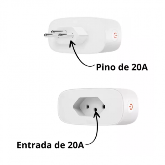 TOMADA INTELIGENTE DE 20A BASILUS WIFI