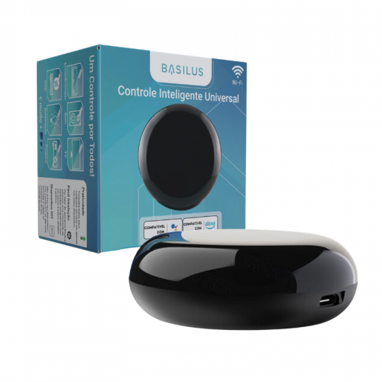 CONTROLE SMART INTELIGENTE WI-FI INFRAVERMELHO COMP.ALEXA BASILUS