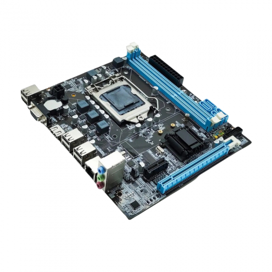 PLACA-MAE BMBH61-G2HG-M2 REV 2.0 BULK DDR3 1155P REDE 10/100/1000 BLUECASE - 16GB / VGA / HDMI / M.2 NVME / MICRO-ATX