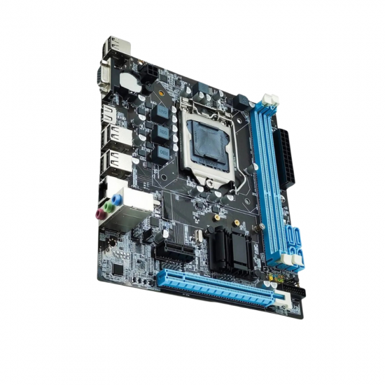 PLACA-MAE BMBH61-G2HG-M2 REV 2.0 BULK DDR3 1155P REDE 10/100/1000 BLUECASE - 16GB / VGA / HDMI / M.2 NVME / MICRO-ATX