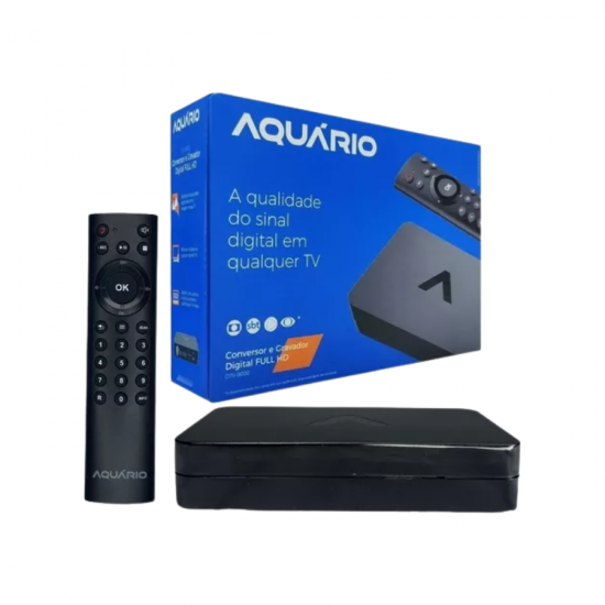 CONVERSOR E GRAVADOR DIGITAL FULL HD AQUARIO DTV 9000