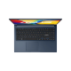 NOTEBOOK ASUS 15,6POL. I5 1235U-NB1021 4GB RAM 256GB SSD X150AZA NJ217 BLUE