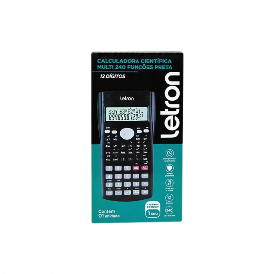 CALCULADORA CIENTIFICA LETRON 240FUN 99324