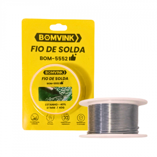 FIO DE SOLDA BOM 5552 BOMVINK