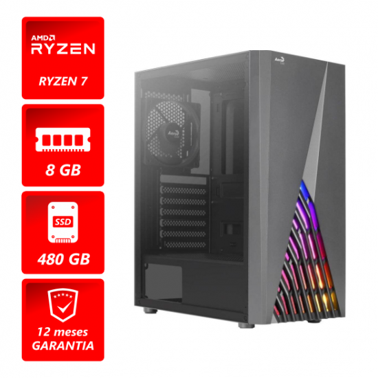 CPU AMD RYZEN 7 5700G 3.8GHz 8GB 480GB SSD