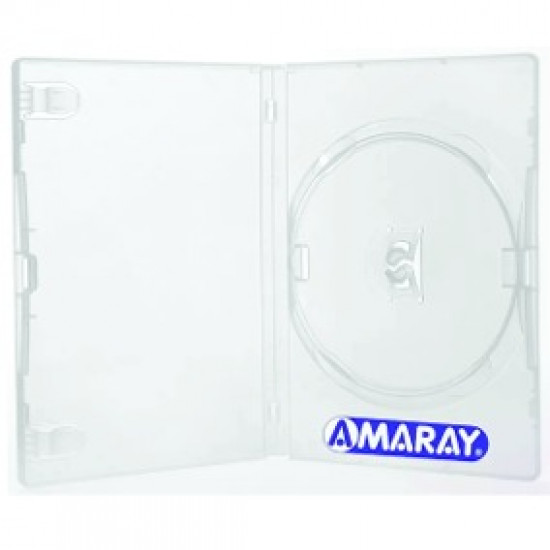 BOX P/ DVD AMARAY GROSSO ( TRANSPARENTE )