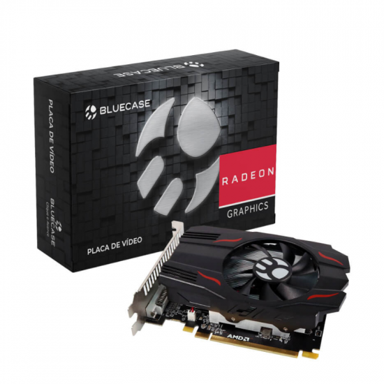 PLACA DE VIDEO RADEON RX 550 4GB/GDDR5 128BITS BLUECASE BOX DP/HDMI/DVI BP-RX550-4GD5DBX