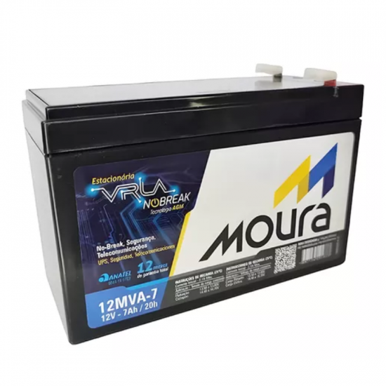 BATERIA MOURA 12MVA-12 12V 12Ah/20H (037976)