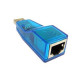 CONVERSOR ADAPTADOR USB 2.0 REDE RJ45 10/100 HB-T66 KNUP