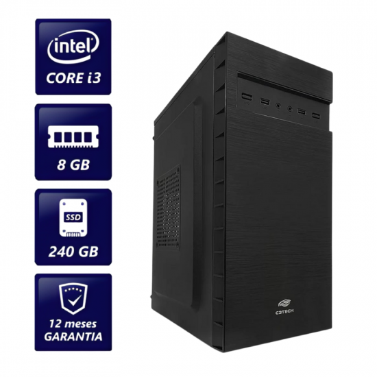 CPU INTEL CORE I3 3.1GHz 8GB 240GB SSD