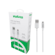 CABO PARA CELULAR USB-A/LIGHTNING INTELBRAS PVC BRANCO 4830062 12PB 1,2M