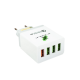 FONTE 4 USB-A PARA CELULAR XC-UR.20 X-CELL 36W 6.1A BRANCO