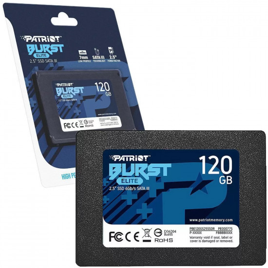 SSD 120GB PATRIOT BURST ELITE 2,5