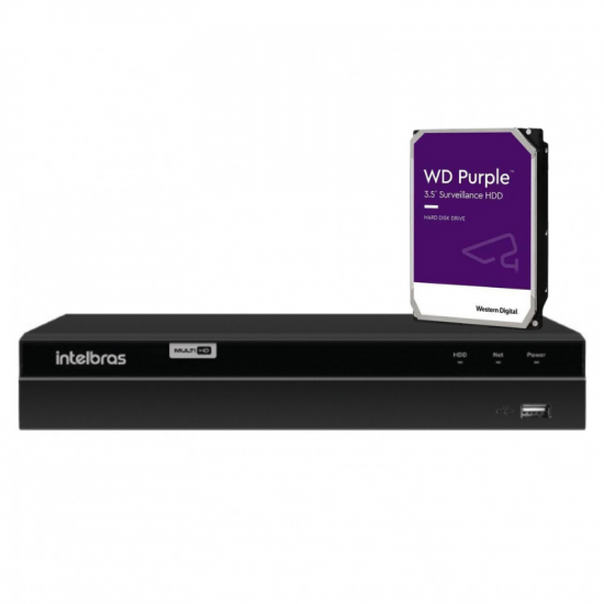 DVR 16 CANAIS INTELBRAS MHDX 1216 MULTHD C/HD 1TB 4580858