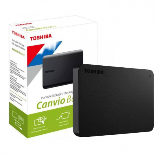 HD 1TB TOSHIBA EXTERNO CANVIO BASICS SC3240-AO PRETO