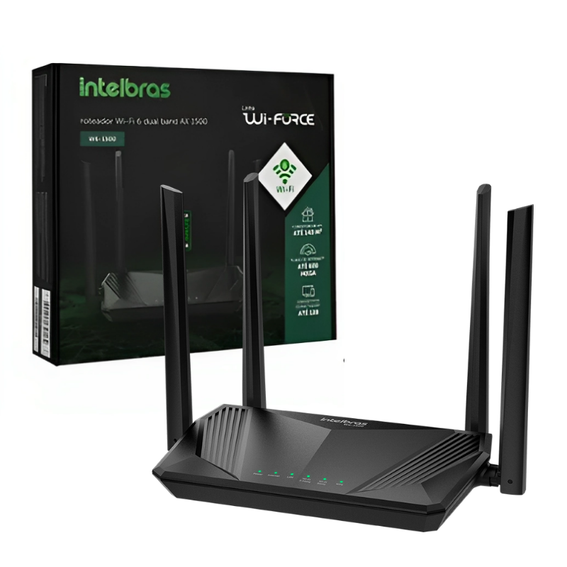 Roteador wireless W5-1200G 4 portas, Dual Band, Wi-Force, 4750095