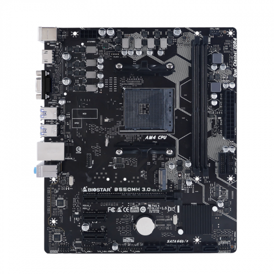 PLACA MAE BIOSTAR AMD B550MH 3.0 SOCKET AM4 DDR4 (17039)