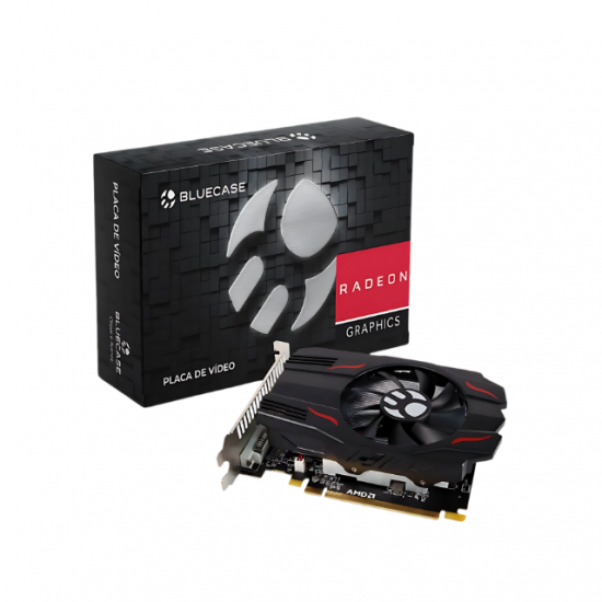 PLACA DE VIDEO RX 550 2GB/GDDR5 128BITS BLUECASE BOX DP/HDMI/DVI BP-RX550-2GD5DBX