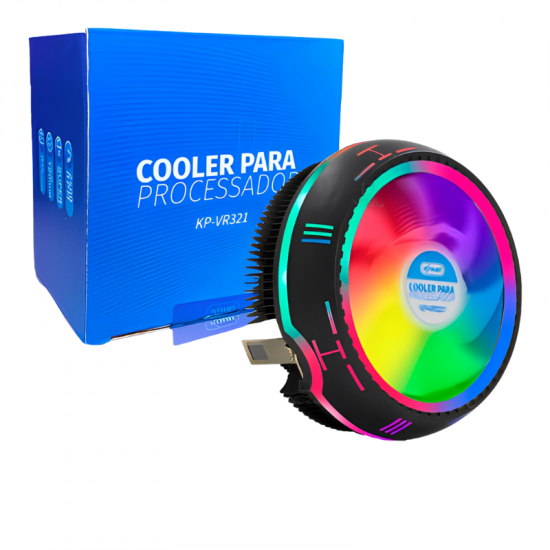 COOLER PARA PROCESSADOR KP-VR321 RGB KNUP