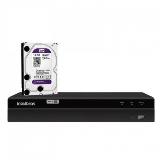 DVR 8 CANAIS INTELBRAS MHDX 1308 4581093 C/ HD 1TB