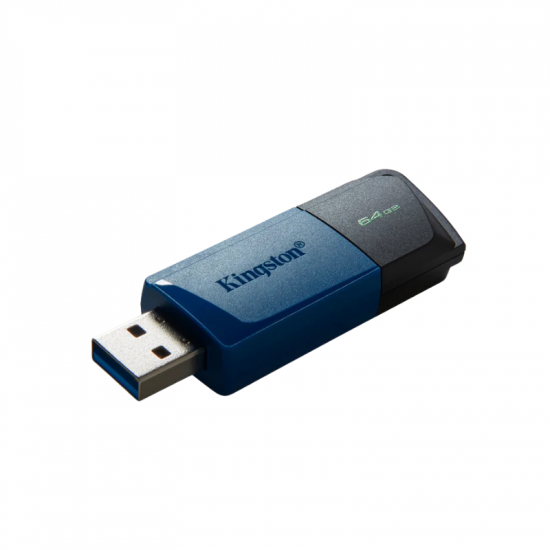 PENDRIVE 64GB DTXM/64GB USB 3.2 KINGSTON PRETO/AZUL