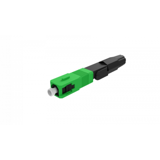 CONECTOR VERDE OPTICA FAST SC/APC ROSCA UNIDADE (04681)