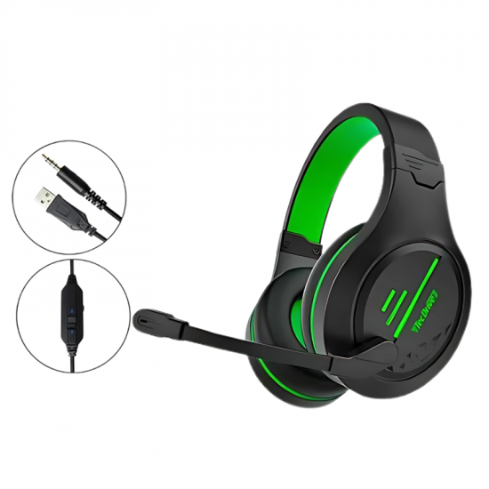 HEADSET GAMER COM FIO PX10 COMETA P3/USB TECDRIVE PARA PS3/PS4/XBOX