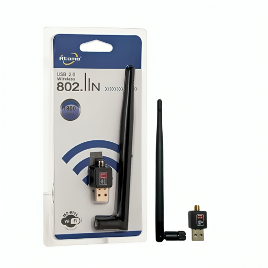 ADAPTADOR ANTENA WIRELESS 1800MBPS MO-812L ATOMO