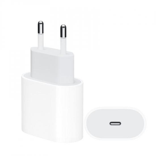 FONTE USB-C PARA CELULAR APPLE A2337 20W BRANCA