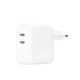 FONTE USB-C PARA CELULAR APPLE A2245 35W BRANCA