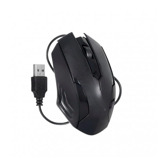 MOUSE COM FIO LEY-1504 USB 3.0 LEHMOX 1600DPI PRETO