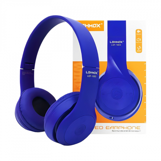 HEADPHONE SEM FIO LEF-1003 BLUET. 5.0 LEHMOX