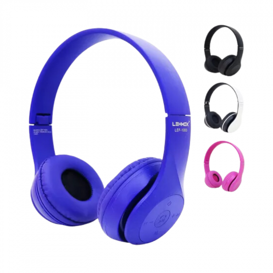 HEADPHONE SEM FIO LEF-1003 BLUET. 5.0 LEHMOX