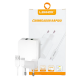 CARREGADOR PARA CELULAR USB-C + 2 USB-A 4.1A LE-496-TYPEC 1M BRANCO