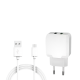 CARREGADOR PARA CELULAR V8 + 2 USB-A 4.1A LE-496-MICRO 1M BRANCO