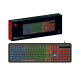 TECLADO GAMER COM FIO KP-TE130 MADSET KNUP PRETO LED