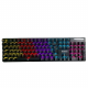 TECLADO MECANICO E MOUSE GAMER COM FIO KP-TE131 MADSET KNUP PRETO LED RGB