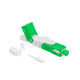 CONECTOR PARA FIBRA OPTICA 4710032 INTELBRAS VERDE CLICK CERAM SC/APC XFF 2CSI 10UN.