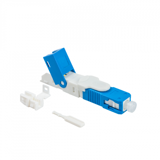 CONECTOR PARA FIBRA OPTICA 4710033 INTELBRAS AZUL CLICK CERAM SC/UPC XFF 1CSI 10UN.