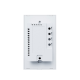 TOMADA SIMPLES COM 2 INTERRUPTORES SMART WIFI INTELBRAS 10A 4850068 ETS 2002 BRANCO