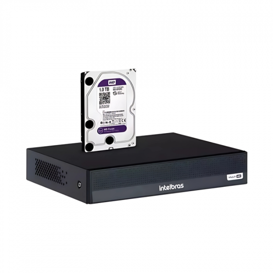 DVR 4 CANAIS MHDX 3104-C COM HD 1TB INTELBRAS 4580714