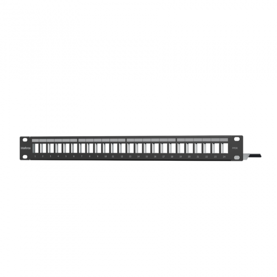 PATCH PANEL DESCARREGADO BLINDADO PPDB24 INTELBRAS 4770069