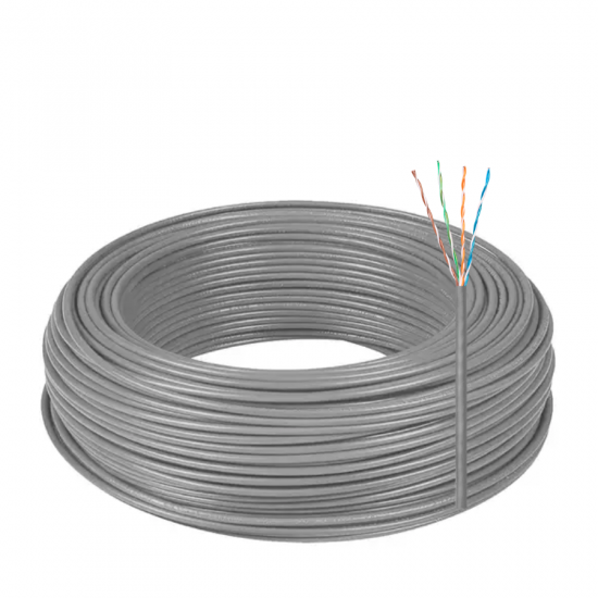 CABO U/UTP LAN CAT5E IMPACT CMX 4P CINZA 100M IL5CCZ INTELBRAS 4830197