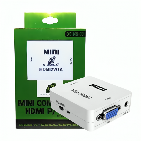 MINI CONVERSOR HDMI/VGA XC-MC-03 XCELL