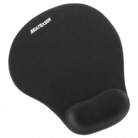 MOUSEPAD AC021 MULTILASER COM APOIO EM GEL PRETO