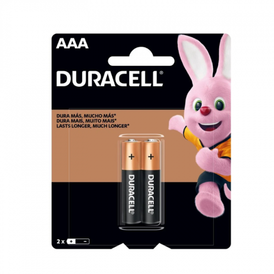 PILHA AAA ALCALINA DURACELL C/ 2UND 1,5V MN2400B2