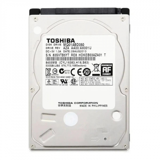 HD 500GB PARA NOTEBOOK TOSHIBA MQ01ABD050V