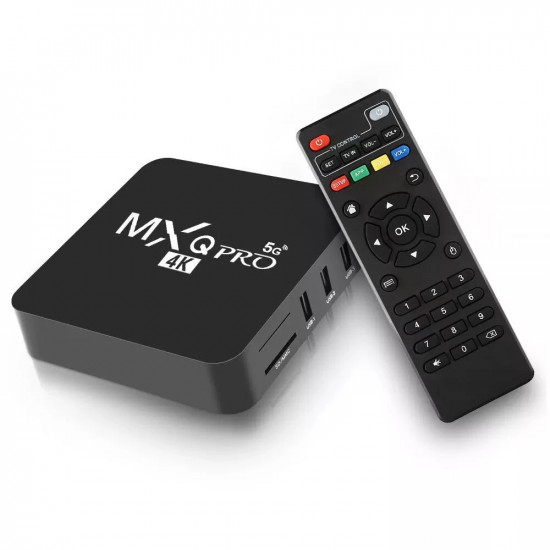 SMART TV BOX MXQPRO 4K ANDROID 11.1 64GB + 512GB HDMI WIFI