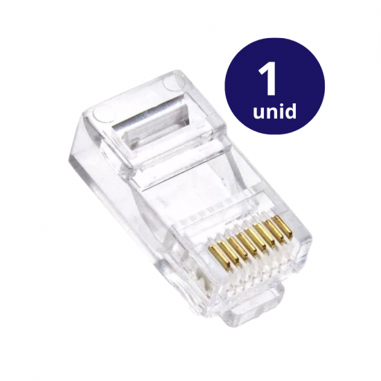 CONECTOR RJ45 CAT5 01 UNID PREMIUM TEM